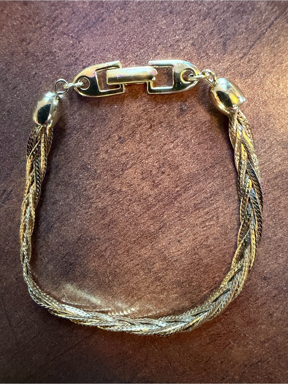 Classic Gold Braided Women's Bracelet